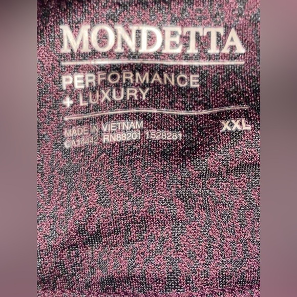 Mondetta Performance Luxury Brushed Jacquard High Waist Leggings Women XXL - Picture 3 of 10